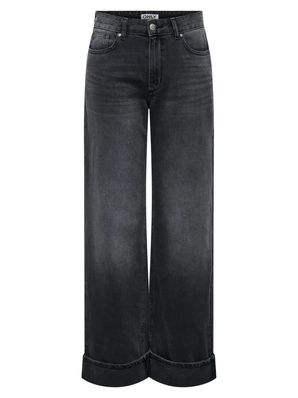 ONLELLA Middels høy midje Wide Leg Fit Jeans