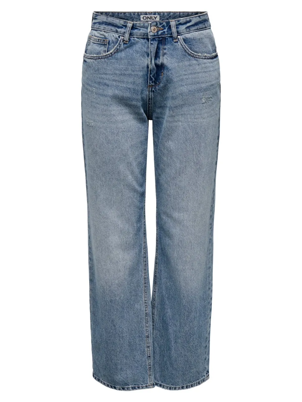 ONLELLA Middels høy midje Straight Fit Jeans