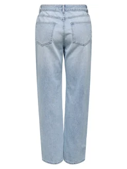 ONLELLA Middels høy midje Straight Fit Jeans
