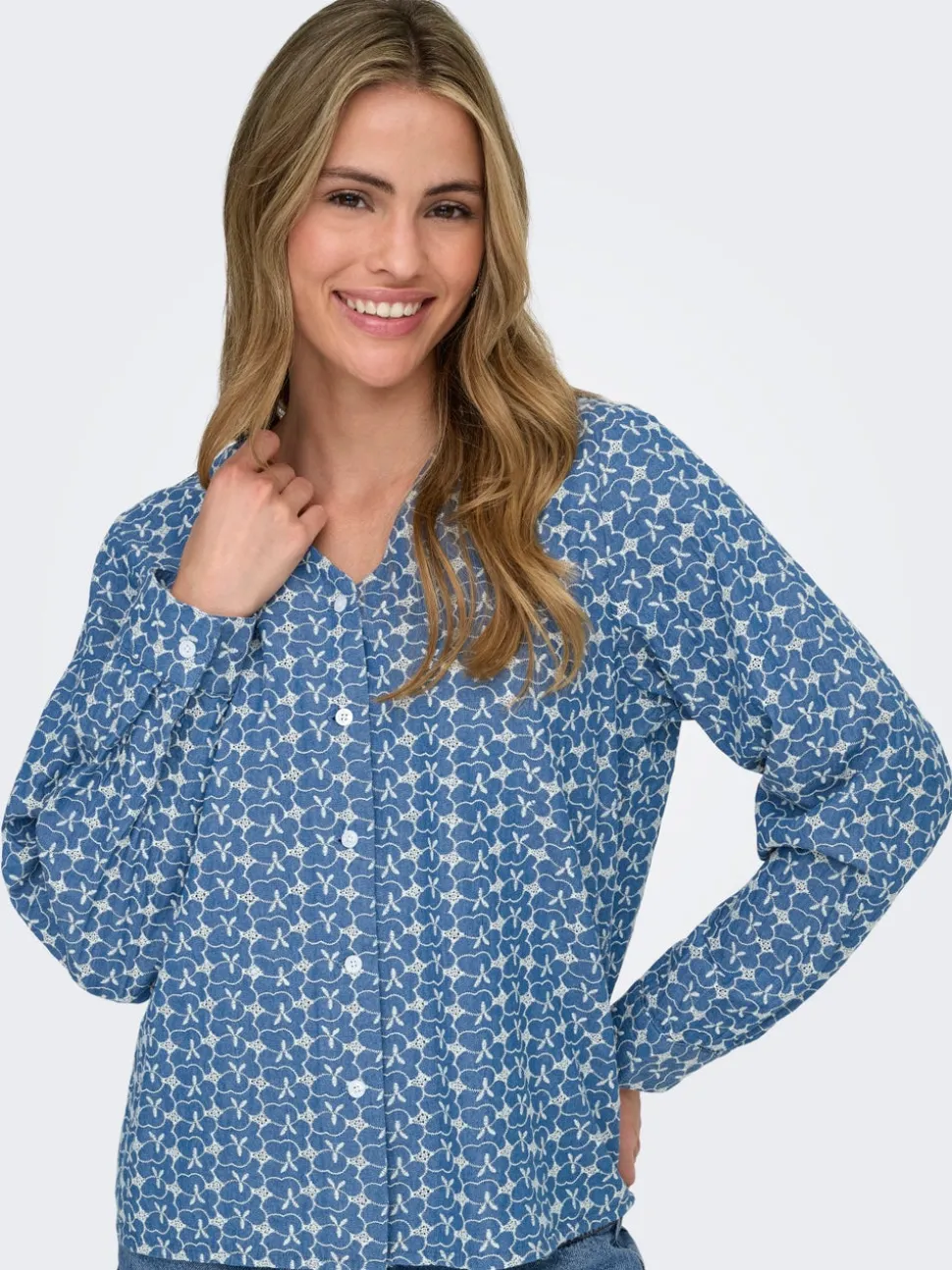 ONLELVIRA Denimskjorte