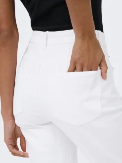 ONLEMEL Høy midje Straight Fit Ankellengde Jeans