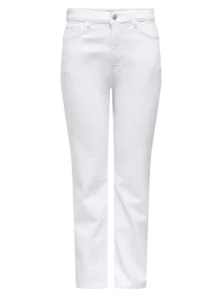 ONLEMEL Høy midje Straight Fit Ankellengde Jeans