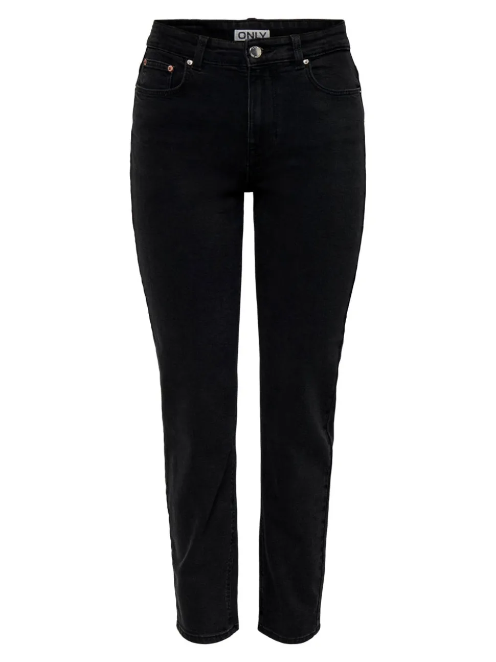 ONLEMEL Høy midje Straight Fit Ankellengde Jeans