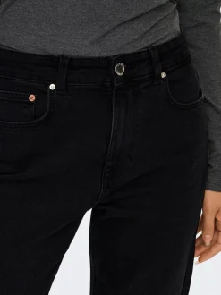 ONLEMEL Høy midje Straight Fit Ankellengde Jeans