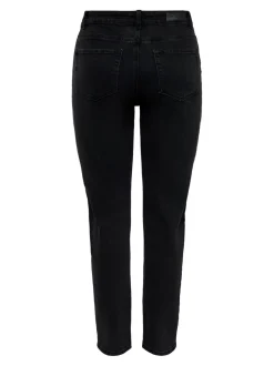ONLEMEL Høy midje Straight Fit Ankellengde Jeans