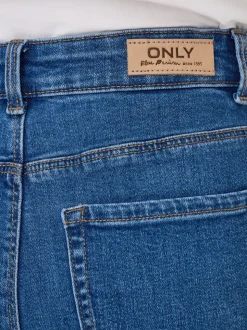 ONLEMEL Høy midje Straight Fit Ankellengde Jeans