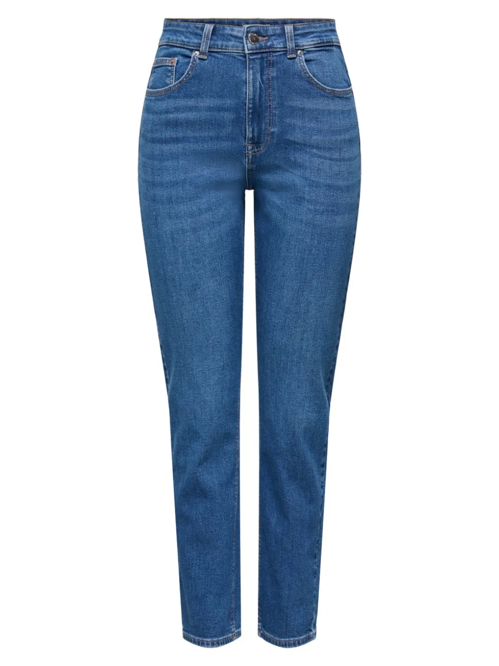 ONLEMEL Høy midje Straight Fit Ankellengde Jeans