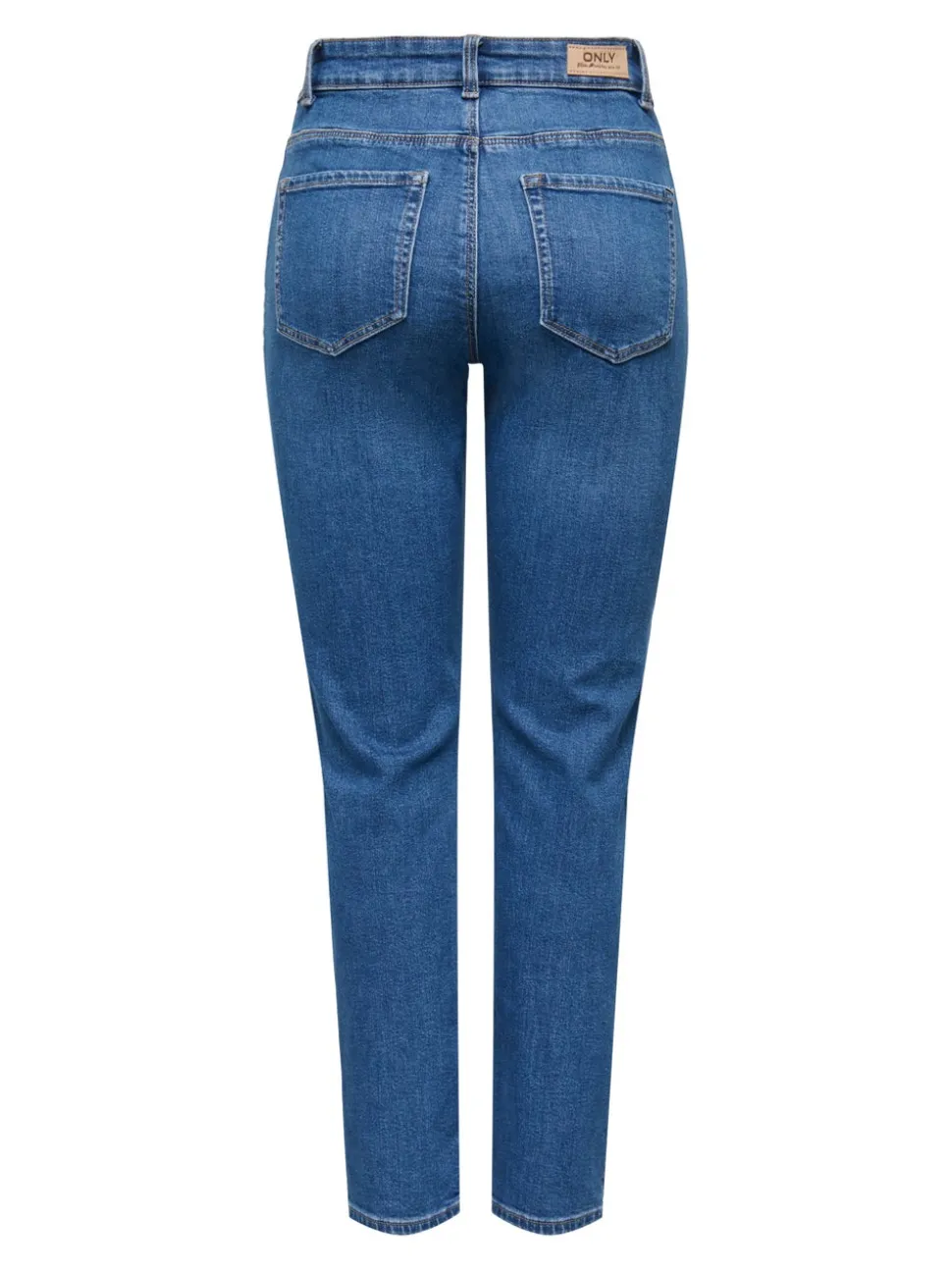 ONLEMEL Høy midje Straight Fit Ankellengde Jeans