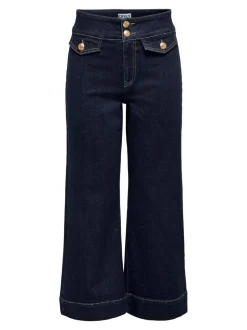 ONLEMILIA Høy midje Bred passform - beskåret Jeans