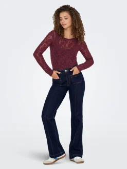 ONLEMILY Høy midje Flared Fit Jeans