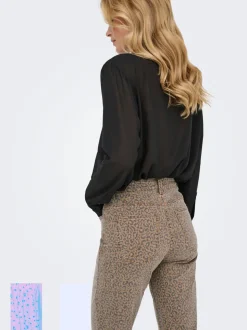 ONLEMILY Høy midje Straight Fit Ankellengde Jeans