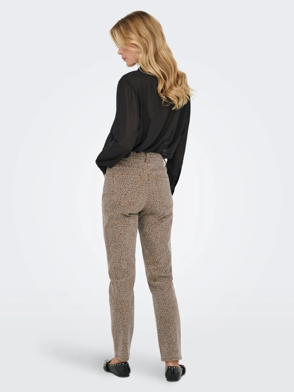 ONLEMILY Høy midje Straight Fit Ankellengde Jeans