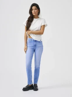ONLEMILY Høy midje Straight Fit Ankellengde Jeans