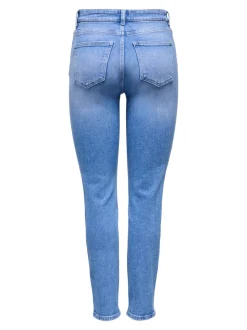 ONLEMILY Høy midje Straight Fit Ankellengde Jeans