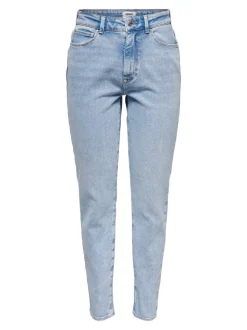 ONLEMILY Høy midje Straight Fit Ankellengde Jeans