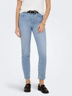 ONLEMILY Høy midje Straight Fit Ankellengde Jeans