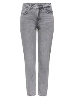ONLEMILY Høy midje Straight Fit Ankellengde Jeans