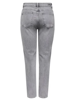 ONLEMILY Høy midje Straight Fit Ankellengde Jeans