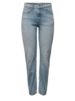 ONLEMILY Høy midje Straight Fit Ankellengde Jeans