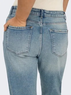 ONLEMILY Høy midje Straight Fit Ankellengde Jeans