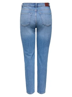 ONLEMILY Høy midje Straight Fit Ankellengde Jeans