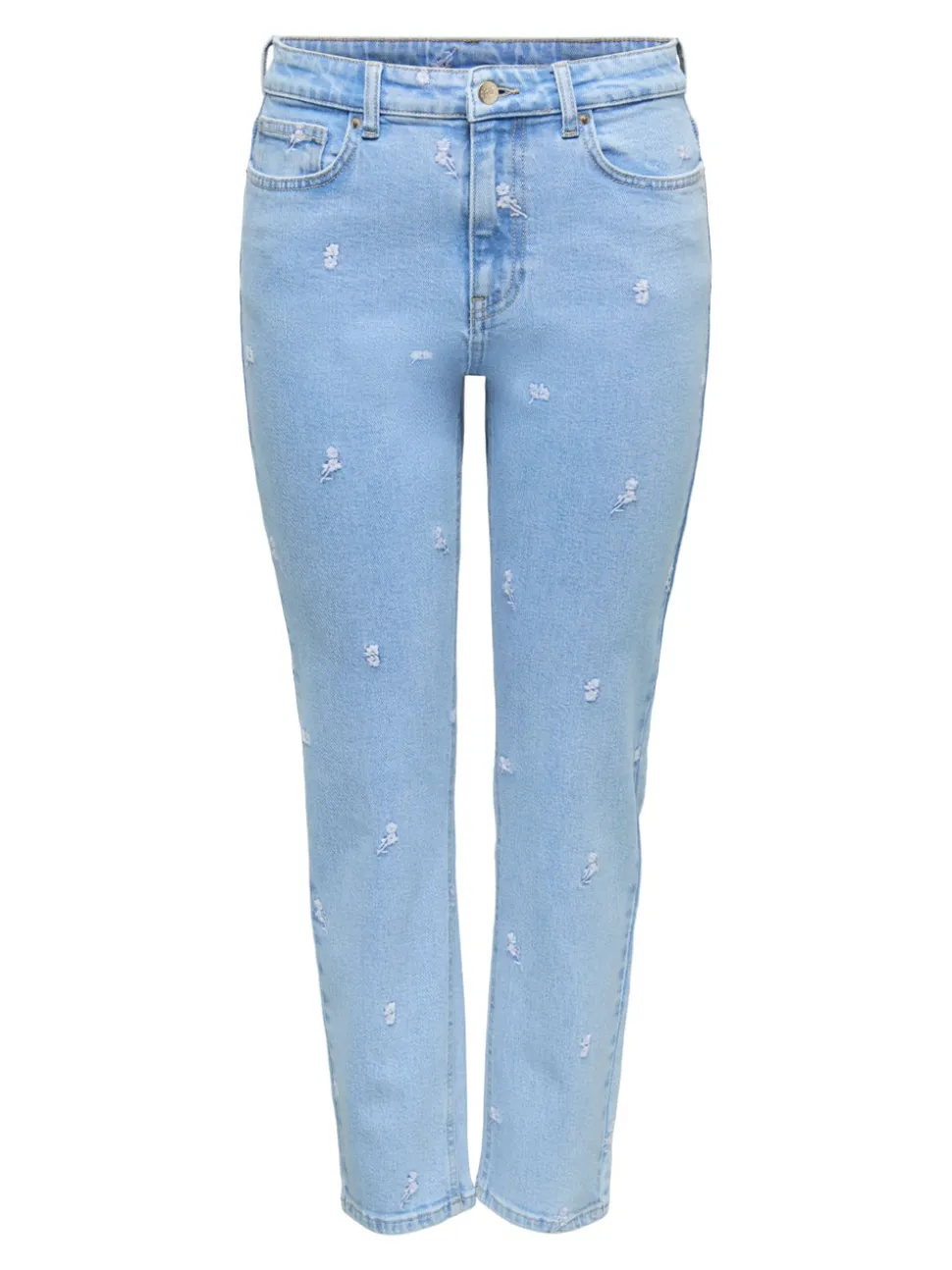 ONLEMILY Høy midje Straight Fit Ankellengde Jeans
