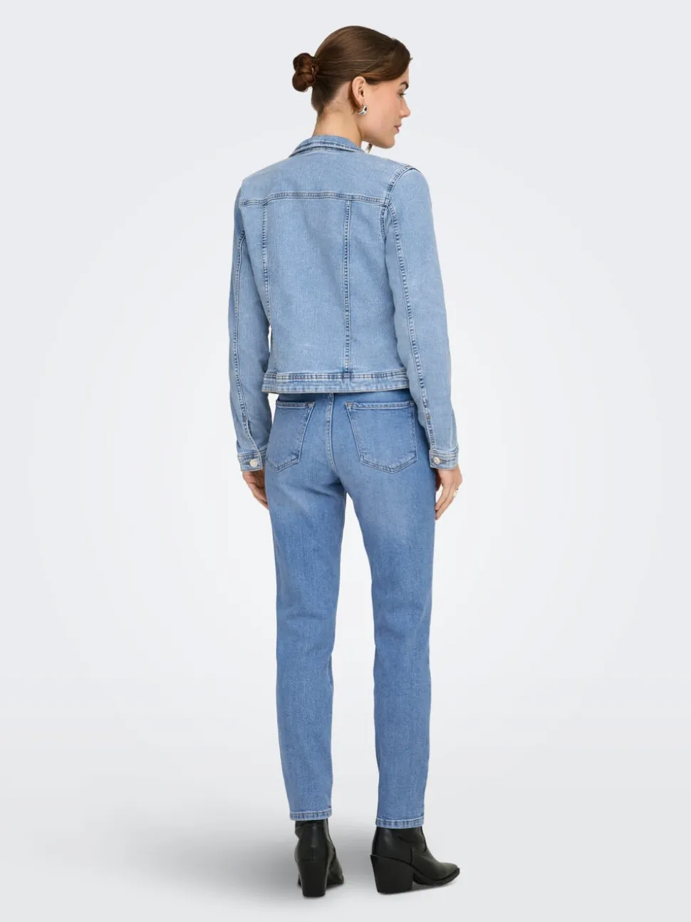 ONLEMILY Høy midje Straight Fit Ankellengde Jeans