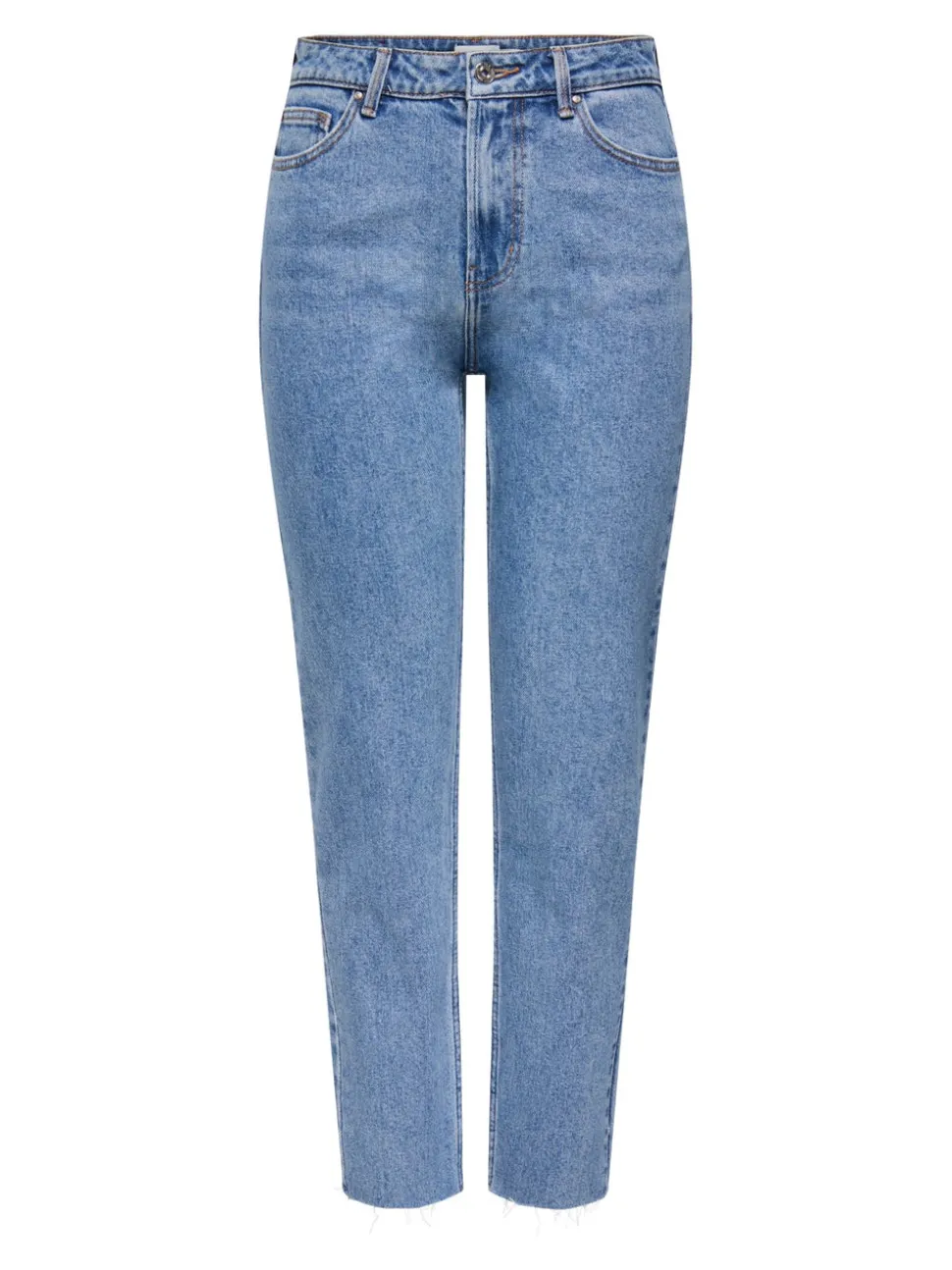 ONLEMILY Høy midje Straight Fit Cropped Jeans