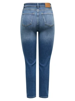 ONLEMILY Høy midje Straight Fit Ankellengde Jeans