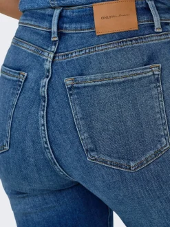 ONLEMILY Høy midje Straight Fit Ankellengde Jeans