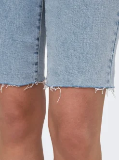 ONLEMILY Høy midje Straight Fit Denimshorts