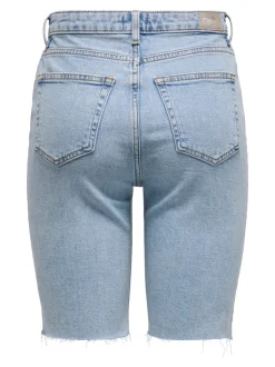 ONLEMILY Høy midje Straight Fit Denimshorts