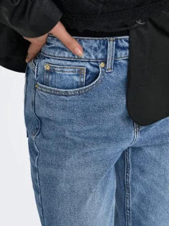 ONLEMILY Høy midje Straight Fit Ankellengde Jeans