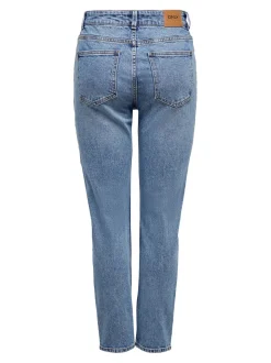 ONLEMILY Høy midje Straight Fit Ankellengde Jeans
