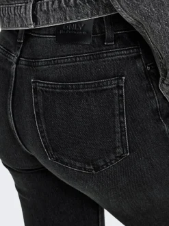ONLEMILY Høy midje Straight Fit Ankellengde Jeans