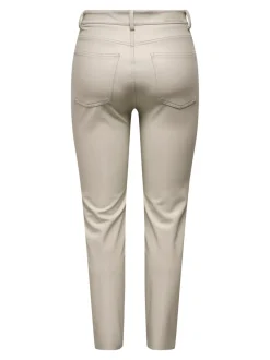 ONLEMILY Regular Fit Bukse i kunstskinn