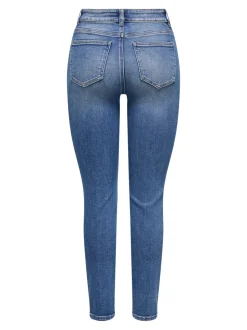 ONLEMILY-MILA Høy midje Straight Fit Ankellengde Jeans