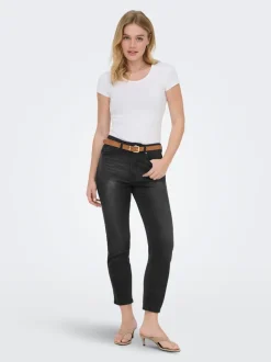 ONLEMILY-MILA Høy midje Straight Fit Ankellengde Jeans