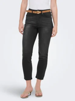 ONLEMILY-MILA Høy midje Straight Fit Ankellengde Jeans