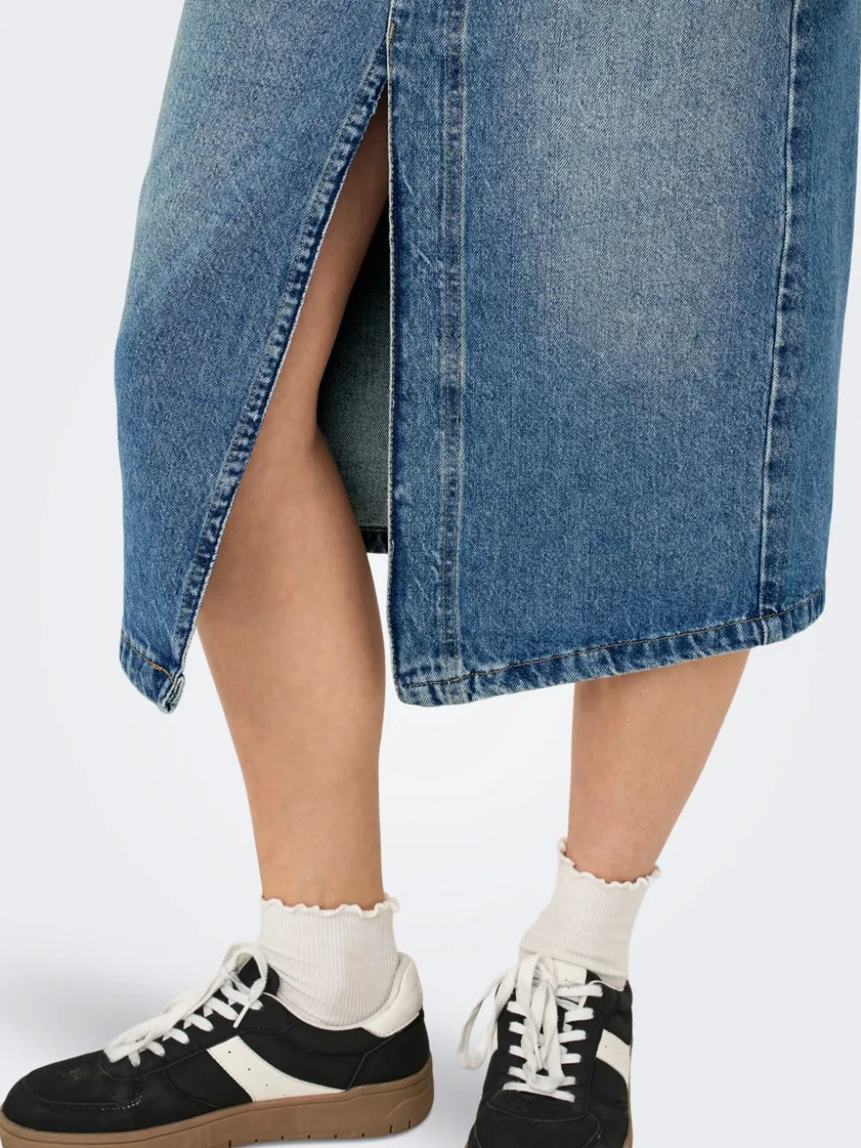ONLENYA Denim Denimskjørt Midiskjørt