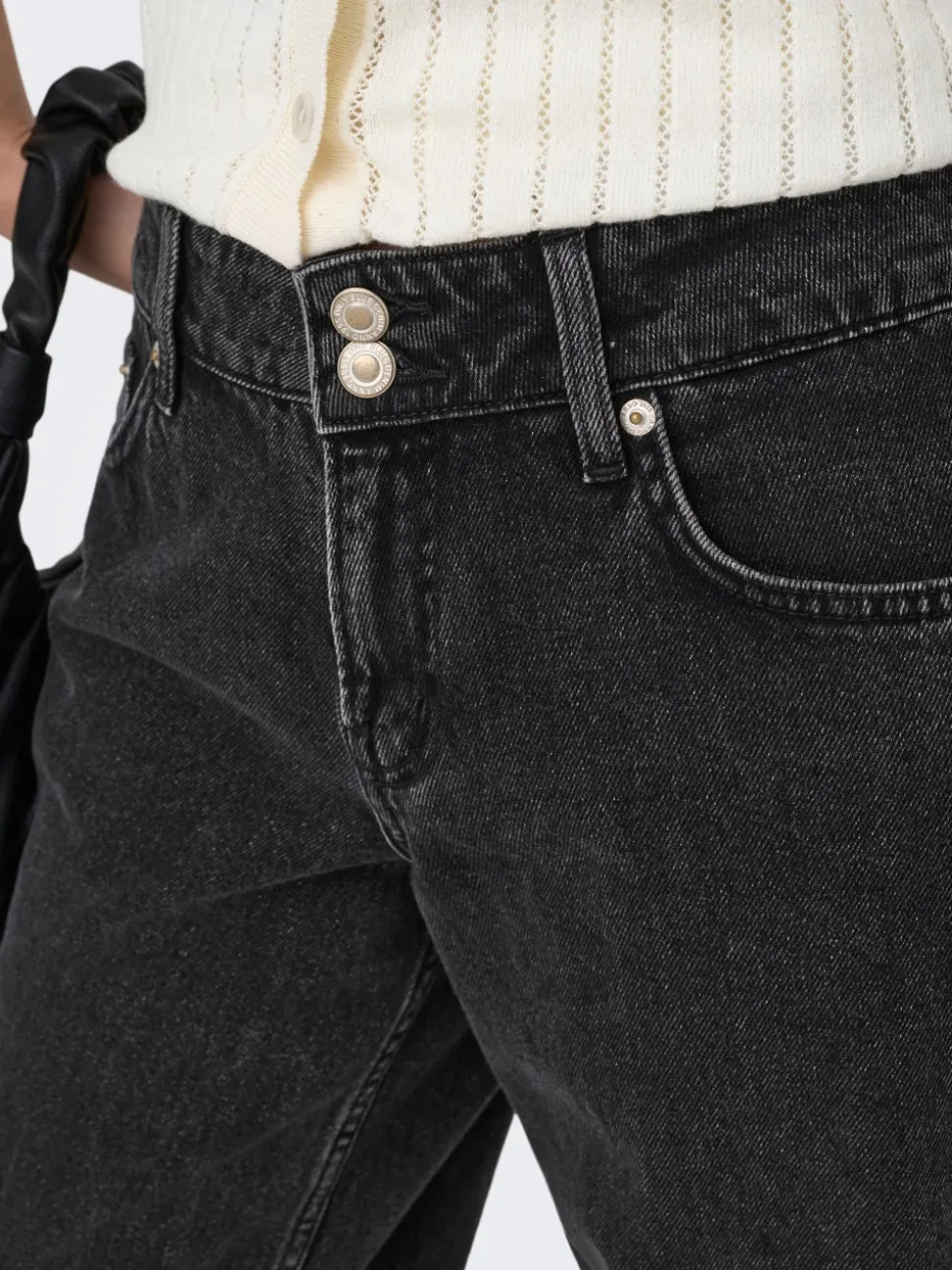 ONLEZRA Lav midje Wide Leg Fit Jeans