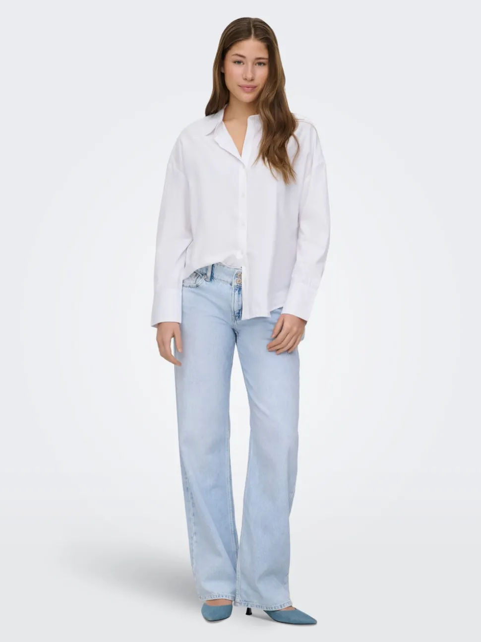 ONLEZRA Lav midje Wide Leg Fit Jeans