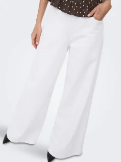 ONLFRANCESCA Middels høy midje Wide Leg Fit Jeans