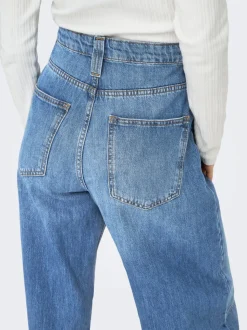 ONLFRANKIE Høy midje Barrel-passform Ankellengde Jeans