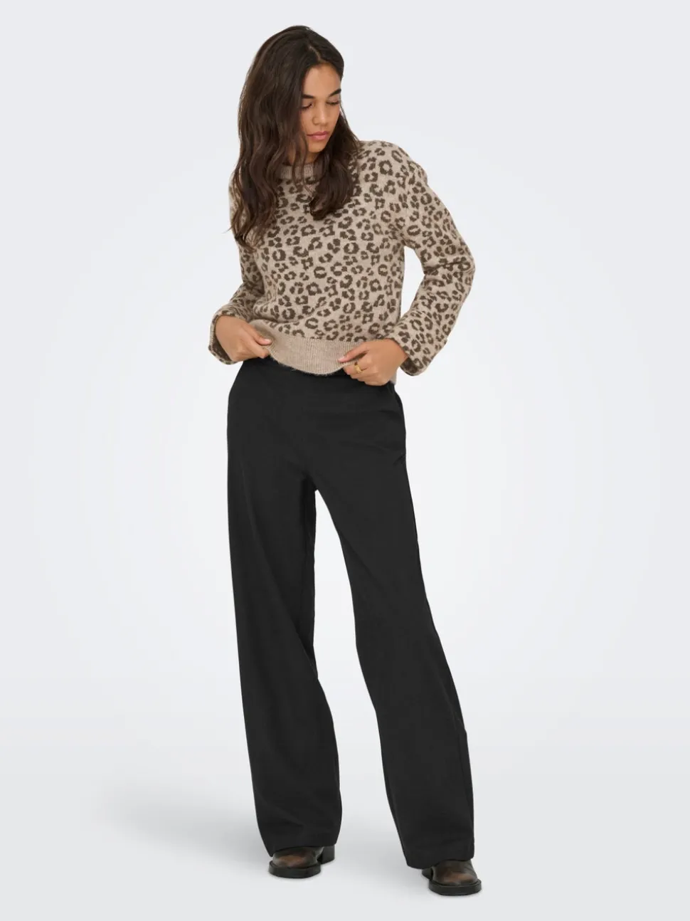 ONLGIA-DELUXE Wide Leg Fit Bukser med vide ben