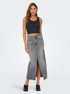 -ONLGIANNA Denim Denimskjørt Midiskjørt
