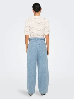 ONLGIANNA Middels høy midje Straight Fit Jeans