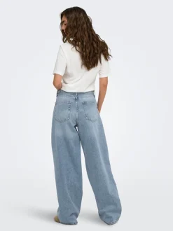 ONLGIANNA Middels høy midje Straight Fit Jeans