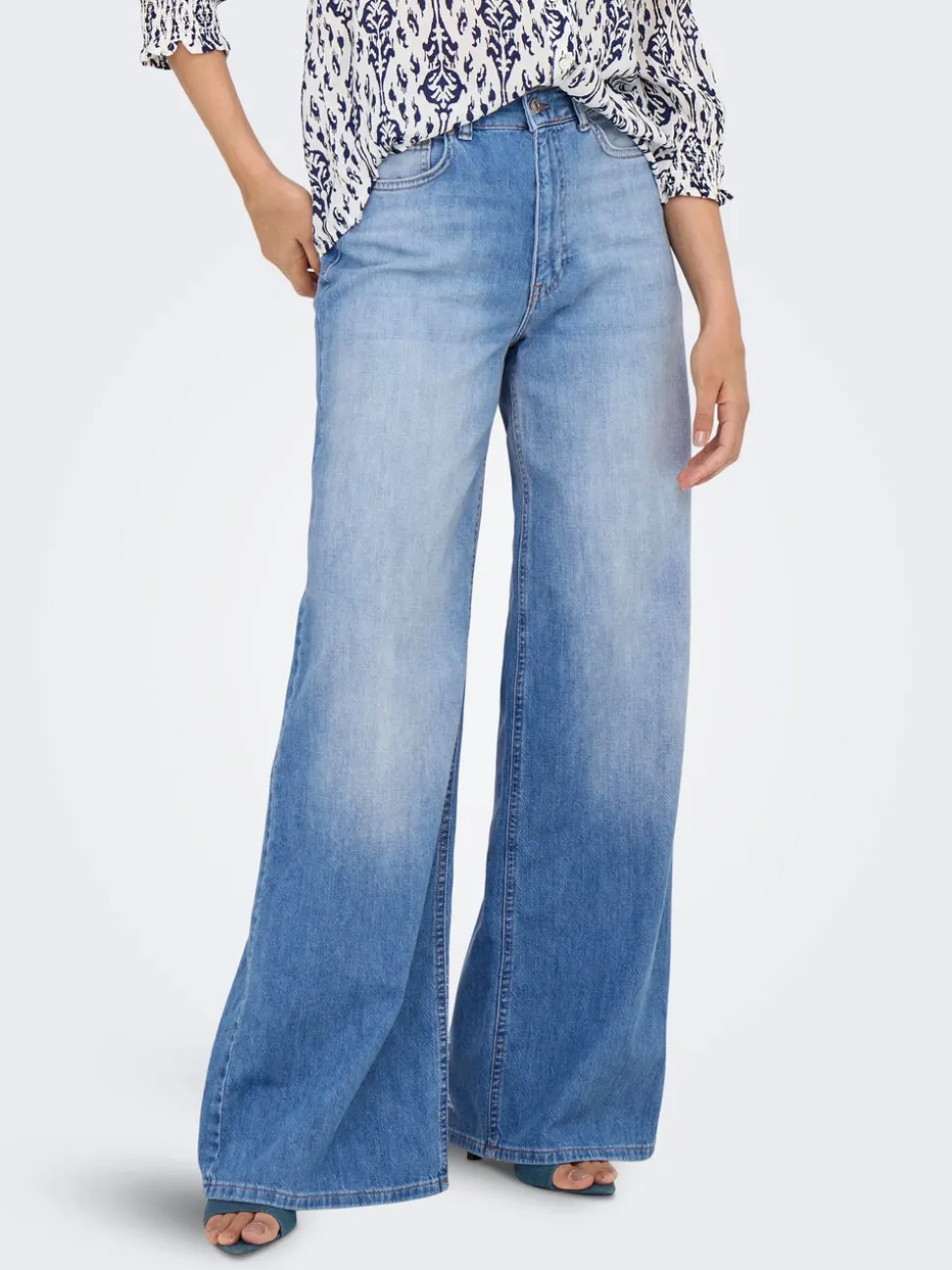 ONLGIULIA Høy midje Wide Leg Fit Jeans