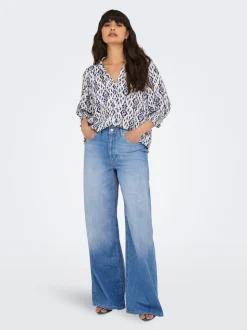 ONLGIULIA Høy midje Wide Leg Fit Jeans